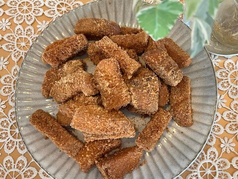 サクサクきな粉パン 〜食パン丸ごと食べ尽くす〜